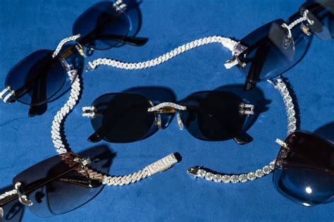 iced out gucci sunglasses